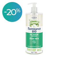 Gel douche vivifiant
Aloé vera 
-20%