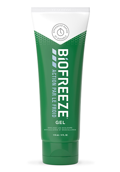BIOFREEZE
Gel
Sensation de froid rapide
118 mL