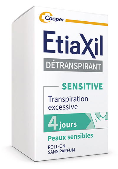 ETIAXIL
Déodorant détranspirant
Peaux sensibles aisselles
15 mL