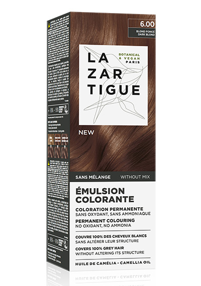 LAZARTIGUE
Émulsion colorante
6.00 blond foncé
1 kit
