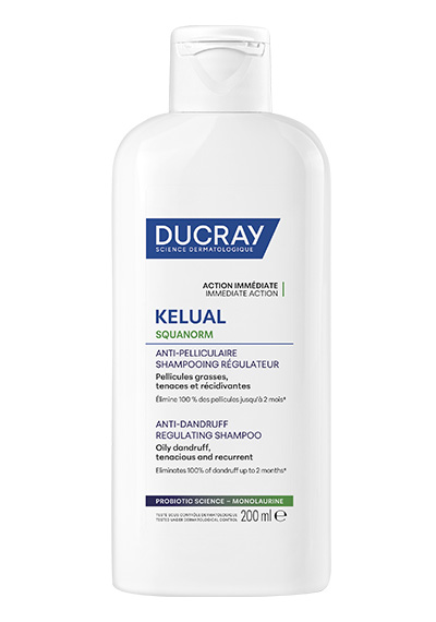 DUCRAY
Kélual Squanorm
Shampooing traitant régulateur
Pellicules grasses
200 mL