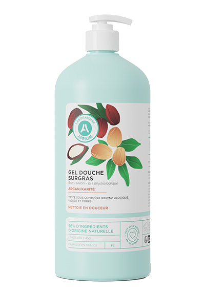 Laboratoire Aprium
Gel douche argan et karité
1 L