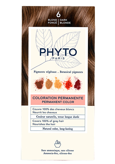 PHYTO 
Coloration permanente 
6 - Blond 