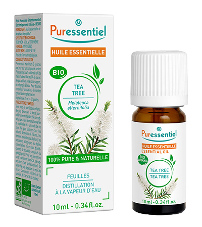 PURESSENTIEL 
Huile Essentielle 
Tea Tree 
10 mL 