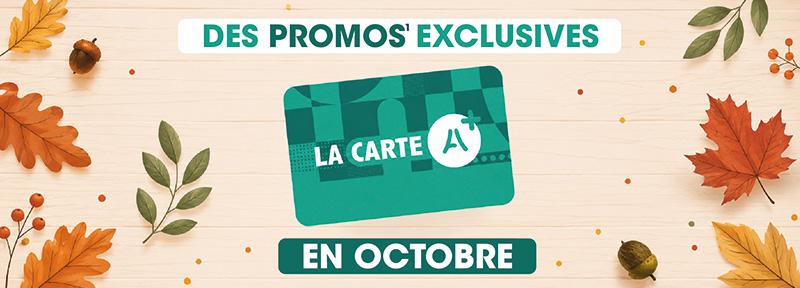 Des promos exclusives en octobre