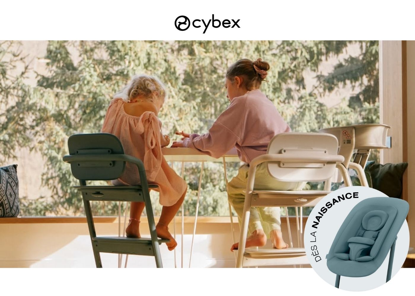 CHAISE HAUTE ÉVOLUTIVE LEMO DE CYBEX